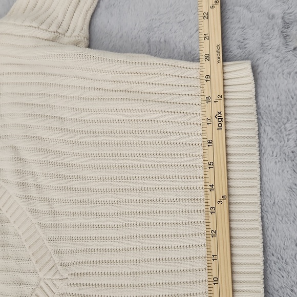 AEROPOSTALE size medium cropped cream sweater - Picture 7 of 9